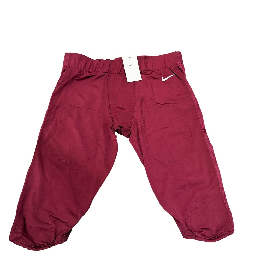 NWT‎ Nike Mens Football Integrated Padded Pants Maroon Burgundy 908728-669 XXL